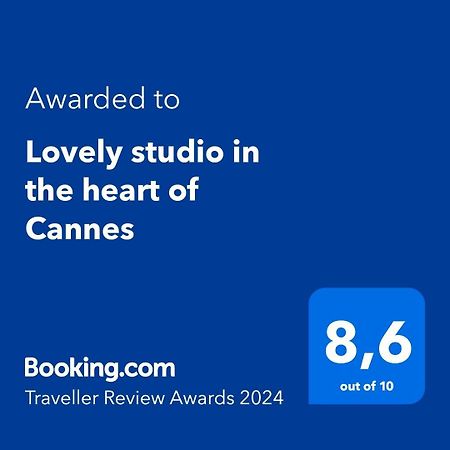 Lovely Studio In The Heart Of Cannes Luaran gambar