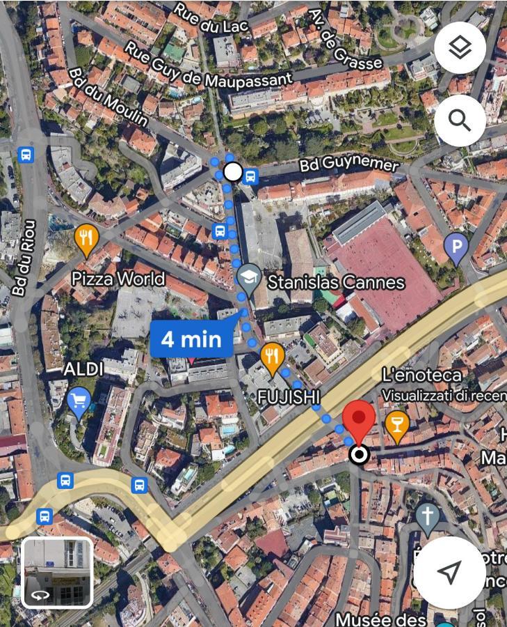 Lovely Studio In The Heart Of Cannes Luaran gambar